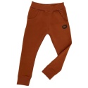 Mrofi spodnie dresowe cynamon rude wąskie