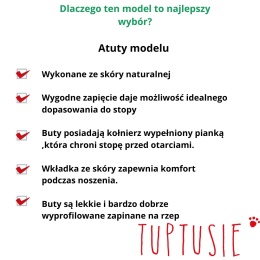 Sandałki Mido Daisy skóra rzepa popiel kwiatki r.