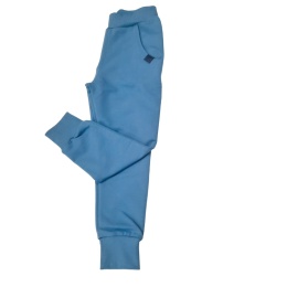 Spodnie Mrofi dresowe niebieskie jeans wąskie